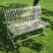 K&L GARTENBANK ANTIK Nostalgie LANDHAUSSTIL NEU GARTENMÖBEL Metall Park Bank EISEN-KL059