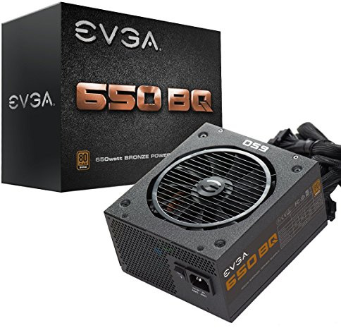 EVGA 110-BQ-0650-V1 Unidad de Fuente de alimentación 650 W ATX Negro - Unidades de Fuente de alimentación (650 W, 100-240 V, 50-60 Hz, 130 W, 648 W, 130 W)
