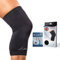 Von Ärzten Entworfen, Kniebandage Damen/Herren, Kniestütze mit Kupfer für Linderung bei Arthritis, Sehnenscheidenentzündung, Verletzungen, Stützende Kniebandagen für Arthrose, Schwarz, L