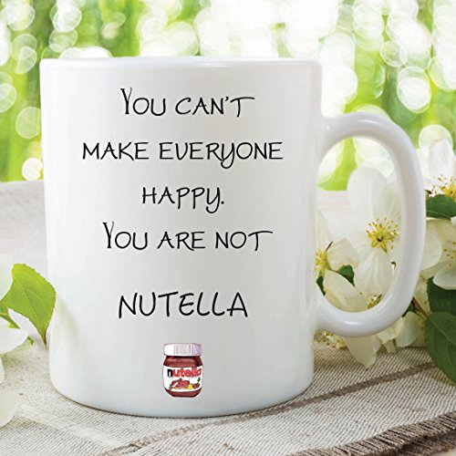 Funny Novelty Mugs Nutella Cafe Office Work Coffee Cup Birthday Gift WSDMUG186