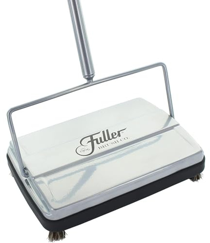 Fuller Carpet Sweeper Electrostatic Floor Cleaner - Metallic Silver