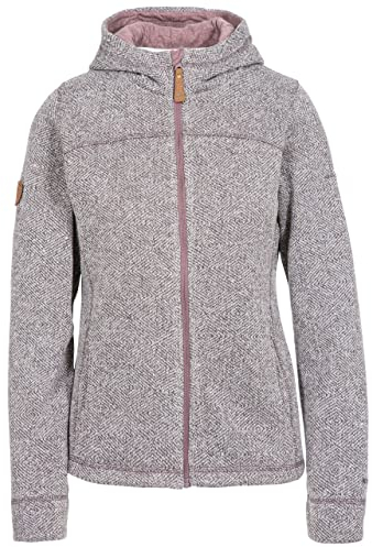 Trespass Damen Reserve Warme Microfleece Jacke mit Kapuze 260 g m , Dusty Heather, XXL EU