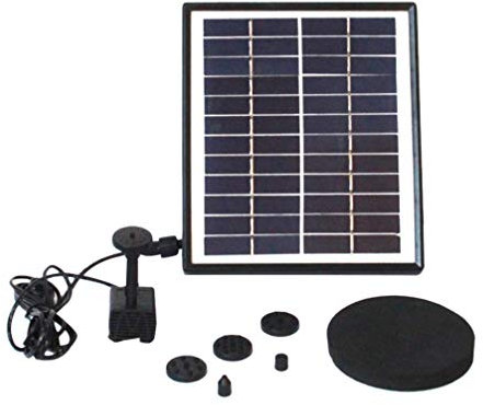 DOITOOL 5w Pompe Eau Solaire Pompe Fontaine Solaire Pour Bain Oiseaux Cascade Jardin Avec Moteur Sans Balais