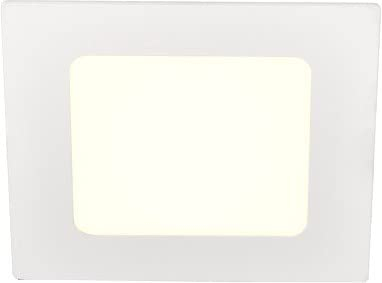 SLV Deckeneinbauleuchte SENSER 12 DL / LED Spot, Fluter, Deckenstrahler, Deckenleuchte, Einbau-Leuchte, Innen-Beleuchtung / 4000K 6W 440lm weiß Aluminium