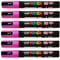 Uni-Ball POSCA PC-5M Paint Marker Art Pens – 1,8–2,5 mm – Himbeere – 14 Stück