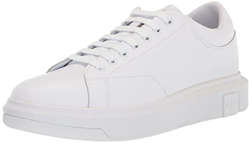 ARMANI EXCHANGE Venice Con Logo In Rilievo, Scarpe da ginnastica Uomo, Op White, 44 EU
