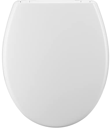Casaria® WC Sitz Duroplast Absenkautomatik Schnellbefestigung Bad Toilettendeckel Klobrille antibakteriell weiß