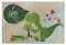 LolaPix Platzdeckchen. Tischset Kinder mit Name. Flachs. Abwaschbar. Gewebter Stoff. Verschiedene Ausführungen. 30x45 cm. Dino Krokodil Kinder