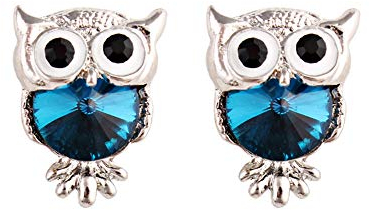 Niedliche Eule Strass Ohrstecker Ohrringe Frauen Mädchen Modeschmuck langlebig und nützlich