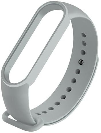 Todotumovil Bracelet de rechange en silicone pour montre connectée Xiaomi Mi Band 1, 2, 3, 4, 5, 6, gris, MI Band 5, Classique