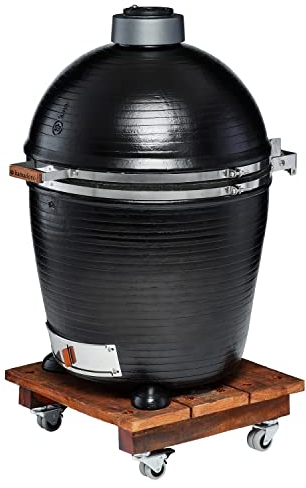 kamado B10 barbacoa de carbón, parrilla de diseño, ahumador, hecho a mano en Alemania, único de arcilla (no cerámica) tradición japonesa, calidad de por vida