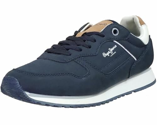Pepe Jeans Herren London Street M Sneaker, Blue (Navy), 43 EU