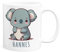 Koala Tasse mit Namen für Kinder personalsisiert für Jungen Mädchen Tasse mit süßem Koala Bär Baby Geschenk