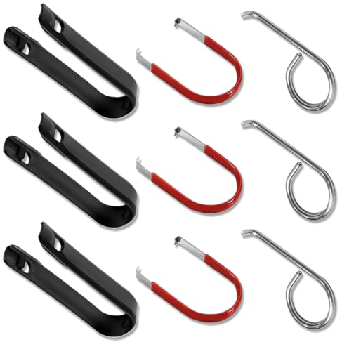 GGUFAY 9-teiliges Set: Radschraubenkappen- und Radmutterkappen-Abzieher, Bolzen-Abdeckung-Auszieher und Universal-Demontagezange-Abziehaken für einfache Entfernung.