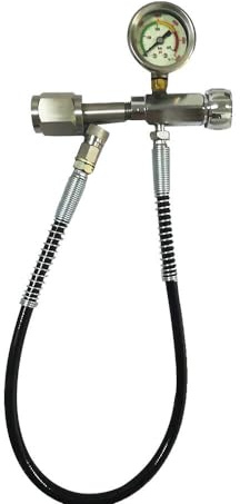 4500PSI Nachfülladapter Paintball Luftgewehr Füllstation Durable und Zuverlässigkeit PCP Füllstation Ladeadapter Paintball Fill Station Ladekit mit