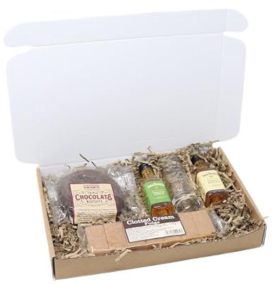 Personalised Engraved Shot Glass + 2 Miniature Bottles of Alcohol & Treats Letterbox Gift Set For 18th Birthday or 21st Birthday. Thank You Gift (JD Tennessee Flavoured Whiskey)