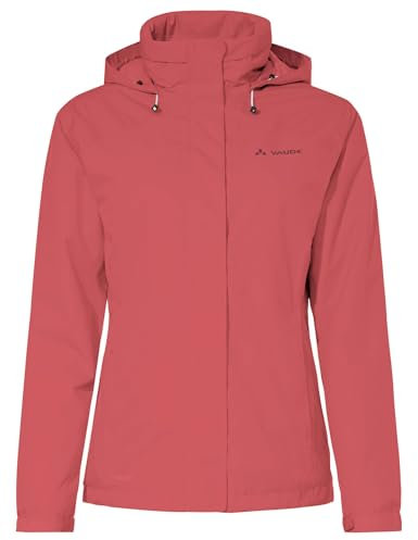 Vaude Regenjacke Women's Escape Bike Warm Jacket, wasser- und winddichte Fahrradjacke Damen, atmungsaktive Damen-Outdoorjacke – in Orange, Größe: 44