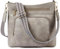 Telena Umhängetasche Damen Klein Handtasche Damen Schultertasche Crossbody Bag mit Breitem Gurt Tasche zum Umhängen Frauen,Grau