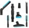 KGA SUPPLIES Tool Kit Compatible with VAX Vacuum Cleaner, Valeting Car and Home Cleaning Set, 8 Attachments