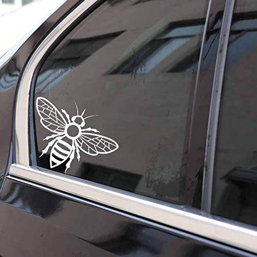 14CM * 10,3 cm Vinyl Aufkleber Auto Aufkleber Nette Bienenzucht Imker Honig Bienen Hivetruck Fenster(2 Stück)