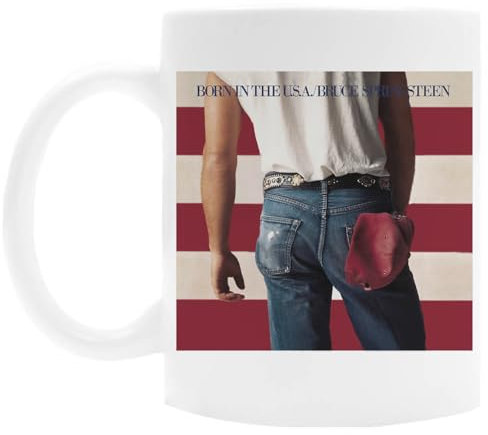OLDRYTEE Born In The Usa Keramikbecher Trinkbecher Weiß