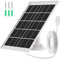 Solarpanel für Arlo Pro 5S 2K, Pro 4, Pro 3, Floodlight, Ultra 2, Ultra, and Go 2 Kamera Solarmodul – 5V 7W IP65 Wasserdicht, 4m Magnetisches Ladekabel, Dauerhafte Stromversorgung für Arlocam