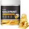 Peinture dorée à la feuille - Peinture décorative effet métal - Peinture dorée de qualité supérieure 300 g pour artistes, débutants et projets sur verre et toile