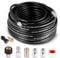 Helangel 100 FT/30m Pressure Washer Hose,5800 PSI Drain Cleaning Kit with Jet Nozzle and Rotating Jet Nozzle,400 Bar Drain Jetting Hose