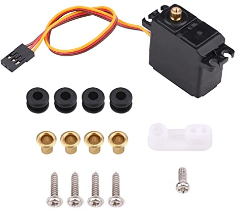 Watris Veiyi RC Servo, 2,2kg Metallgetriebe Wasserdicht Mini Servo, 3x1,5x4cm / 1,2x0,6x1,6 Zoll RC Zubehör für 1/16/14/12 Ferngesteuertes Auto