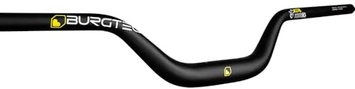 Burgtec Ride High Josh Bryceland Signature Alloy Handlebar 35mm Clamp - 80mm Rise, Black