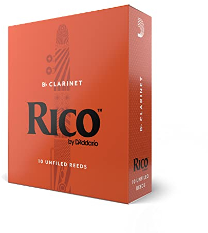 Rico by D'Addario Bb-Klarinettenblätter, Stärke 2, 10-pack