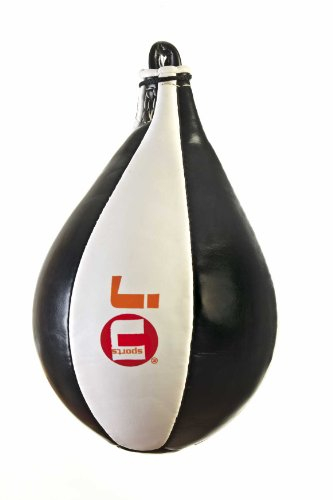 Ju-Sports Boxbirne aus Kunstleder I Speedball zur Schulung von Hand, Auge, Schnelligkeit & Koordination I Für Kids, Jugendliche & Erwachsene geeignet I Größe: 25 cm