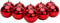 Christmas Concepts® 10 Extra Large 100mm (4) Baubles - Christmas Tree Baubles (Red)