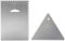 Ateco 14467 Comb and Smoother Set, Aluminum