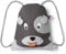 Affenzahn Turnbeutel Turnbeutel für Mädchen und Jungen Kinder 1-5 Jahre, 28.5 x 36.5 x 0.5 cm (B/H/T), Grau
