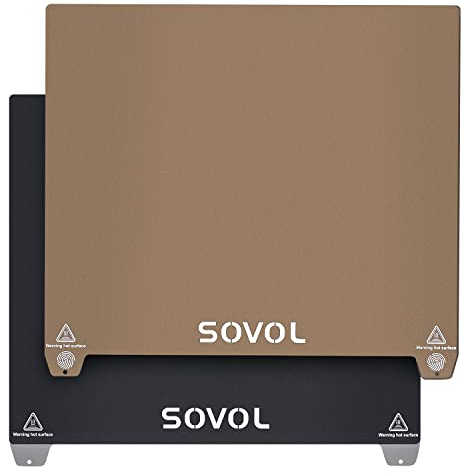 Sovol SV01 Pro Upgrade PEI Druckbett Doppelseitige PEI+PC Druckplatte Magnetische Plattform 300 x 255 für SV01/SV01 Pro/ SV02 3D Drucker