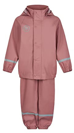 Color Kids Unisex Kinder Rain Set Solid Pu Regenjacke, Aschrose, 128 cm