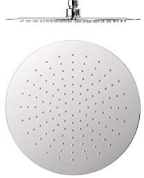 TRES - Rociador de ducha Dimensiones: Ø 300 mm. Rótula orientable. Material: Acero inoxidable. Boquillas anticalcáreas. - Cromo