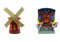 2 Magnete Paris Eiffelturm – Motiv rote Mühle – Material: Harz