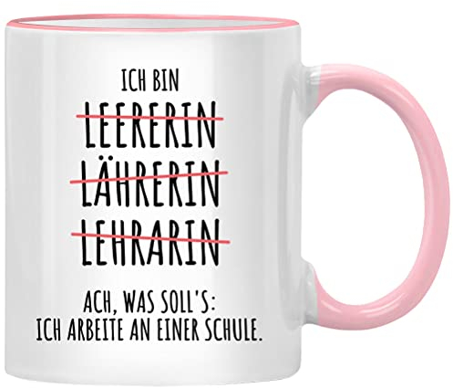 Seness Leererin Ich bin Leerer Tasse, Lehrer Geschenk, Beste lustige Lehrerin Studentin, Lehramt Studium Referendar Student, Beamter auf Lebenszeit, Beamte Verbeamtung Referendariat Lehrergeschenke