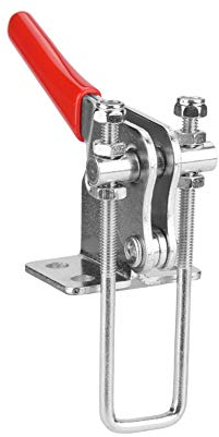 Toggle Clamp, 1 morsetto Heavy Duty Pull Latch, Iron Galvanized 90 gradi Clamp Quick Release Hand Tool con Pull Force 225 kg