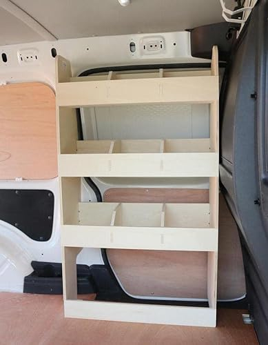 VANIFY - Kompatibel mit Volkswagen Caddy L2 (Maxi) 2003-20 Fahrzeugeinrichtung Fahrzeugregale, Fahrerseite vorne Regal