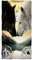 Violetpos Badetuch Sonnenaufgang Wolf 70 cm x 140 cm Strandtuch
