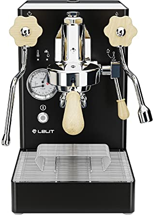 Lelit MaraX Macchina da Caffè - Con Montalatte - PL62X-EUCB - Nero