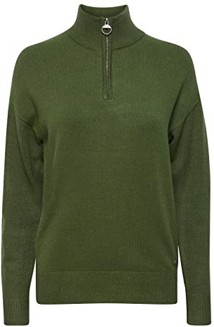 OXMO OXRita Damen Strickpullover, M, Rifle Green Melange (1904191)