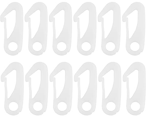 Lodokdre 12 StüCk Fahnen Mast Karabiner Fahnen Clips Fahnen Mast ZubehöR - Befestigen Fahnen Am Fallseil und Schnallen die Fahne An