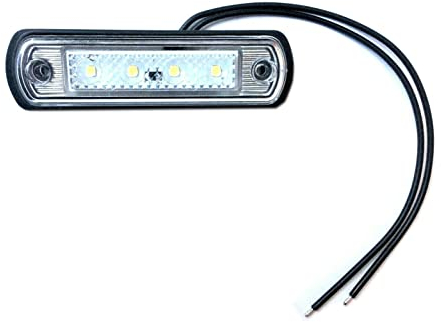 MelTruck® Luz de contorno LED delantera blanca IP66/68 para remolques de camiones