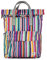 ROKA London Canfield B Multi Stripe Medium Recycled Canvas, Bunt gestreift, M