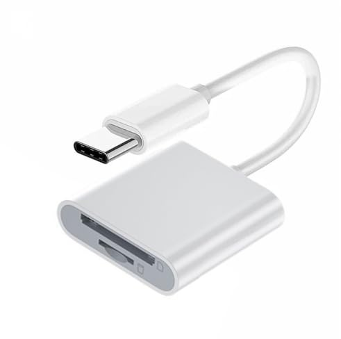 CY USB 2.0 Typ C USB-C auf TF Micro SD SDXC SDHC Kartenleser Adapter kompatibel mit Mac Laptop Tablet Handy