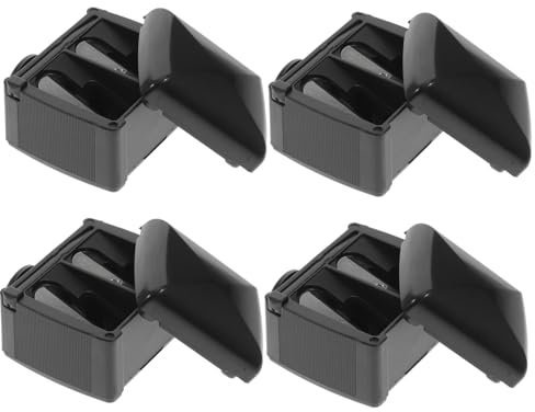 DRESSOOS 4 Stück Make-Up-Werkzeuge -Bleistiftspitzer Doppellochspitzer Augenbrauenstiftspitzer